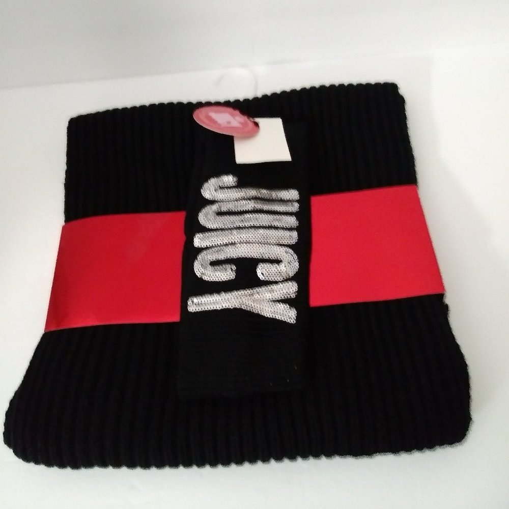 Juicy By Juicy Couture Sequined Logo Scarf and Headband 2-pc.